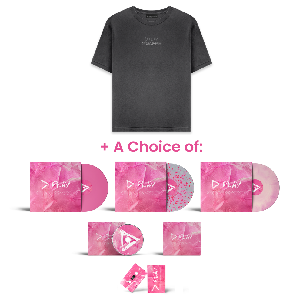 Play Bundle Album au choix + T-Shirt Anthracite