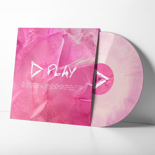 Vinyle rose marbré exclusif « PLAY »