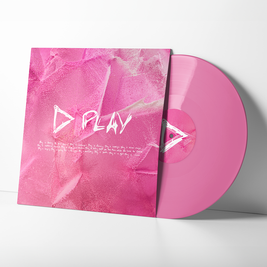 Vinyle rose « PLAY »
