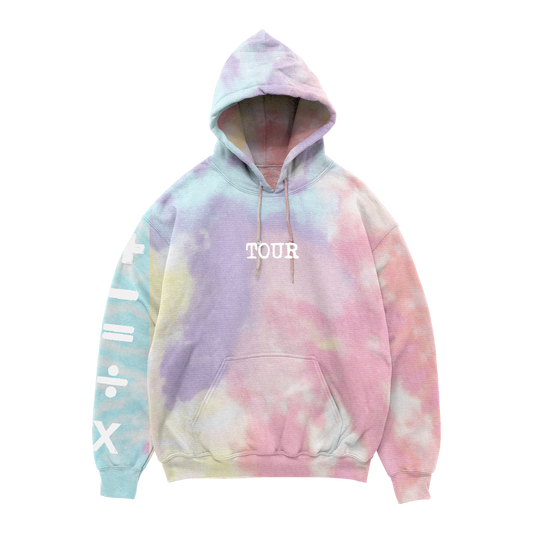 '+-=÷×' TOUR HOODIE TIE-DYE