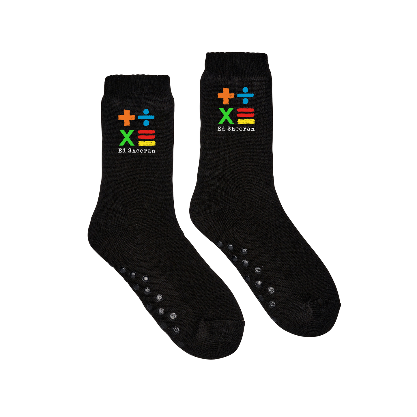 +-=÷× chaussettes pantoufles