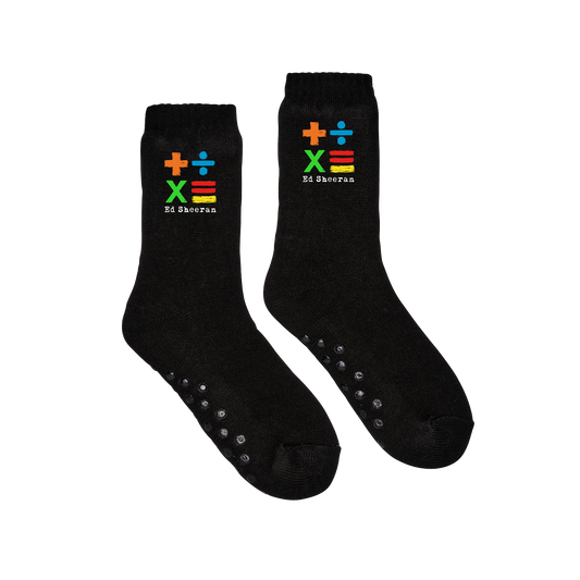 +-=÷× chaussettes pantoufles