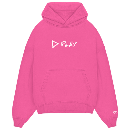 Hoodie rose « PLAY »