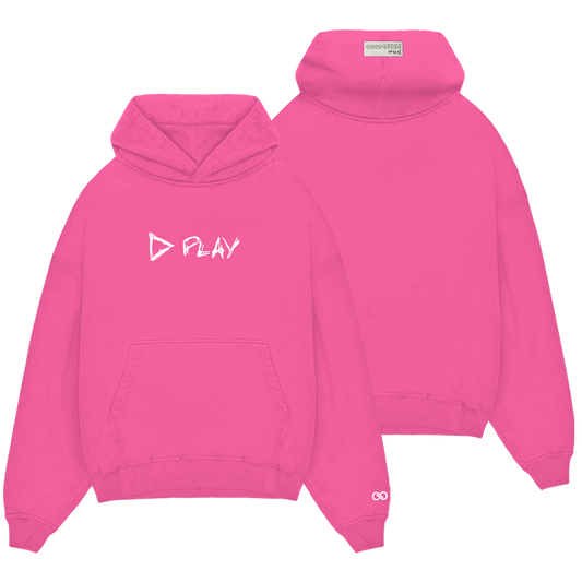 Hoodie rose « PLAY »