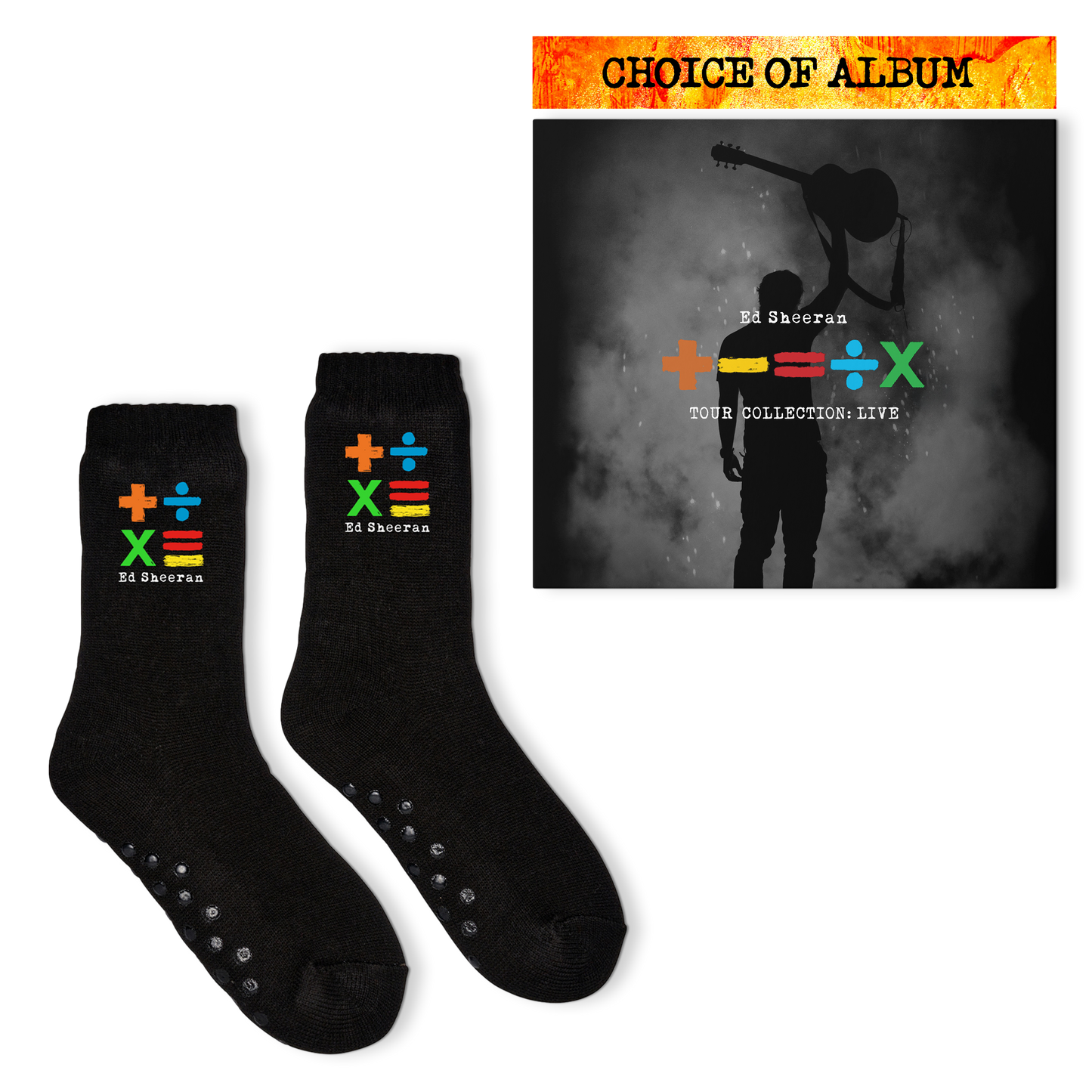 +-=÷× chaussettes pantoufles + Album Bundle